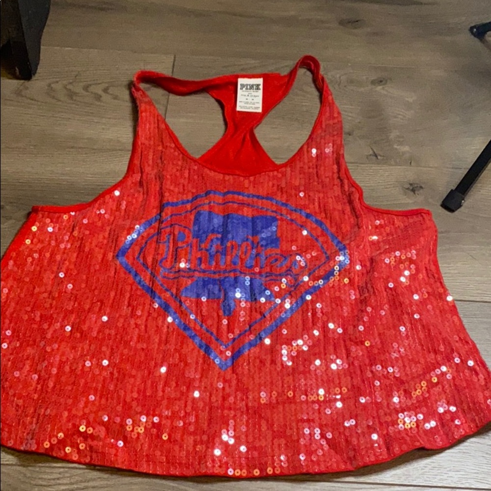 PINK PHILLIES TANK CROP NEW W/out tags
